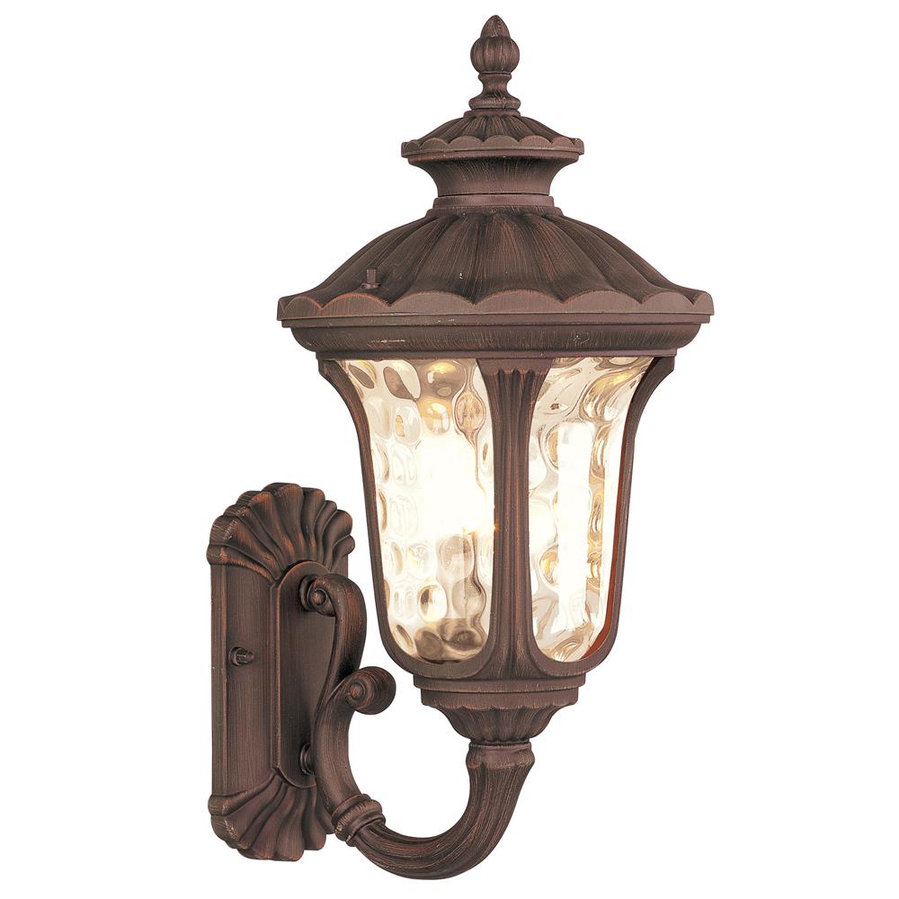 Livex Lighting 7652-58 Oxford Outdoor Wall Lantern in Imperial Bronze 